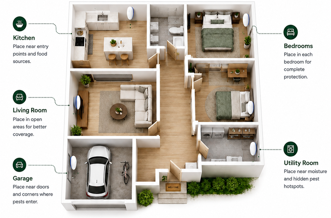 <p>Don’t <strong>Protect</strong> Just<br/>One Room.</p>