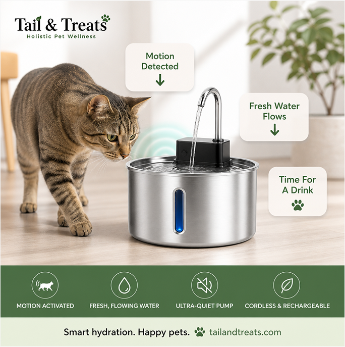 Fresher Water. Better Hydration. One Happier Cat.