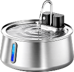 Tail & Treats Stainless Steel Fountain