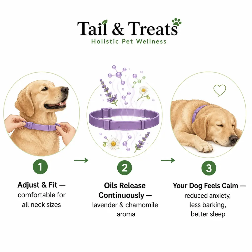 Dog Calming Collar™ – Natural Anxiety & Stress Relief (Lasts for 60 Days)