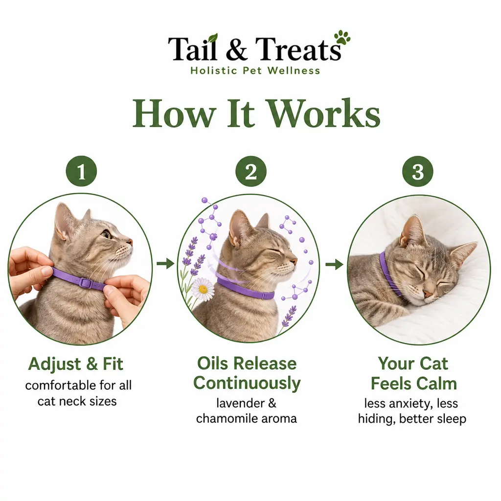 Cat Calming Collar™ – Natural Anxiety & Stress Relief (Lasts for 60 Days)
